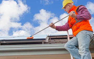 Upcott soft wash roof cleaning
